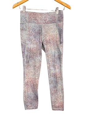 Lululemon Final Lap Crop Leggings Size 6 Summer Haze Multi Run Crop